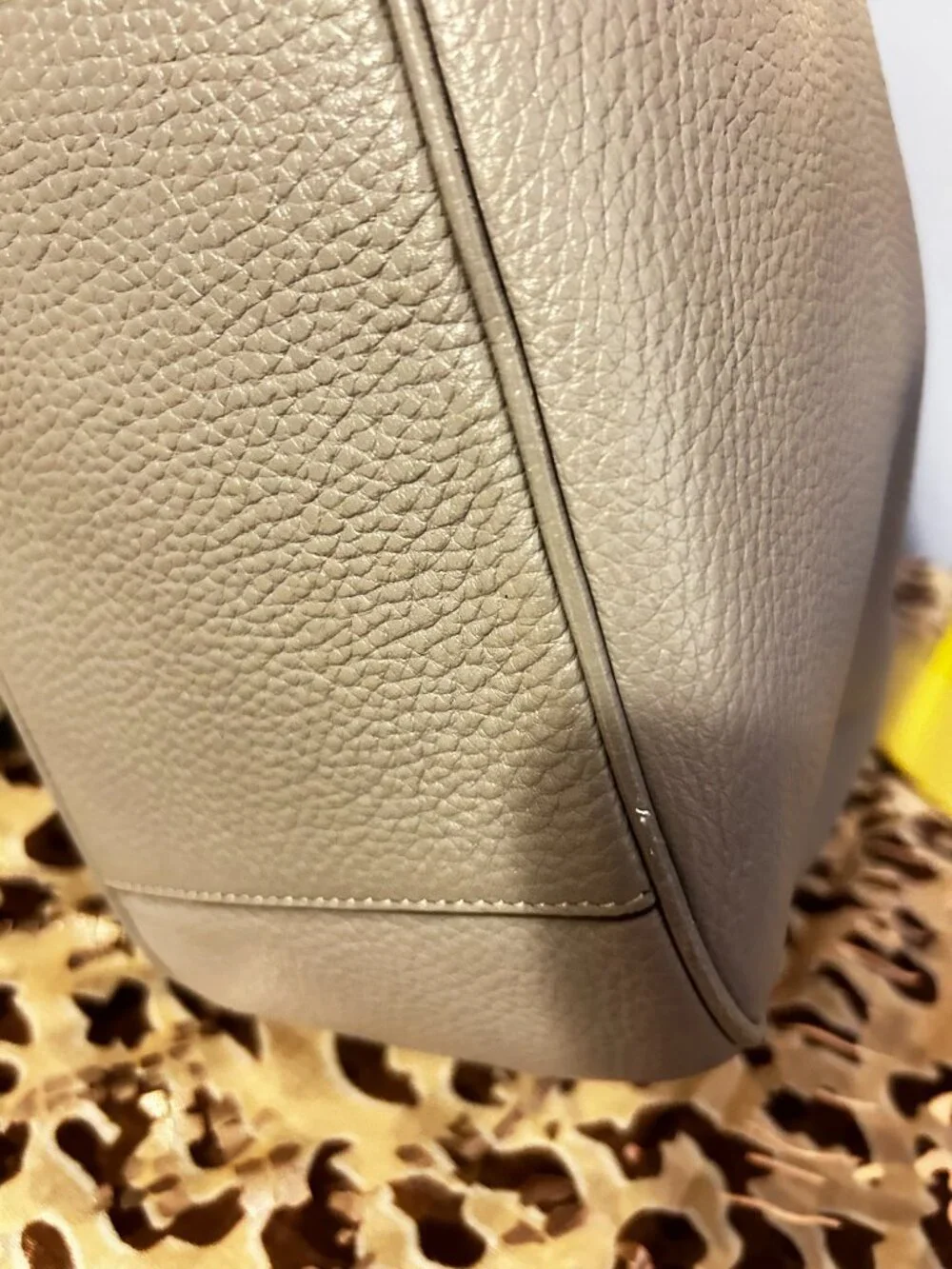 Coach Madison Pebble Leather Shoulder Bag – Light Blue – Silvertone Hardware